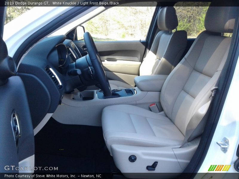 White Knuckle / Light Frost Beige/Black 2019 Dodge Durango GT
