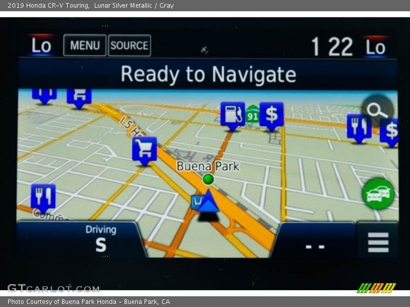 Lunar Silver Metallic / Gray 2019 Honda CR-V Touring