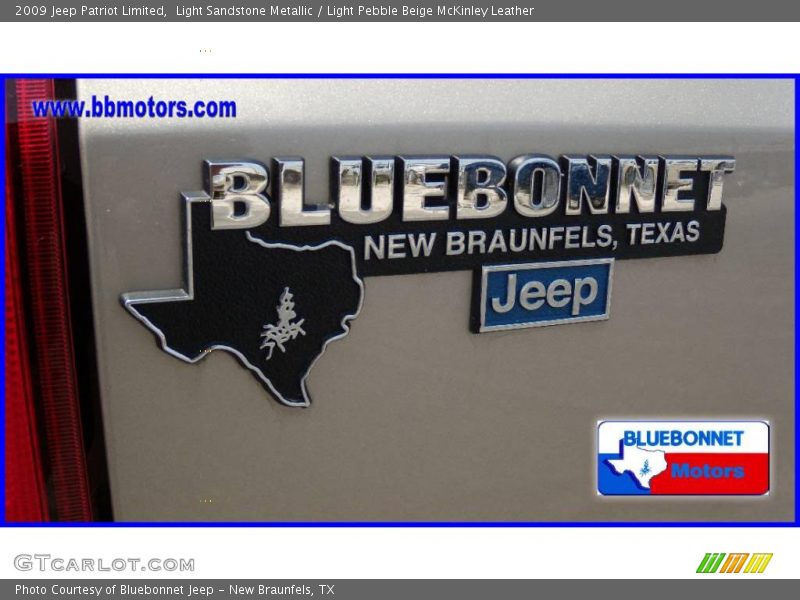 Light Sandstone Metallic / Light Pebble Beige McKinley Leather 2009 Jeep Patriot Limited