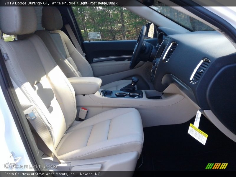 White Knuckle / Light Frost Beige/Black 2019 Dodge Durango GT