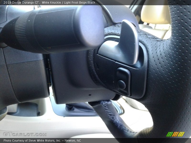 White Knuckle / Light Frost Beige/Black 2019 Dodge Durango GT