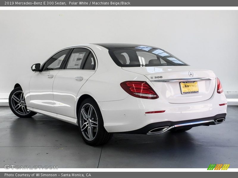 Polar White / Macchiato Beige/Black 2019 Mercedes-Benz E 300 Sedan