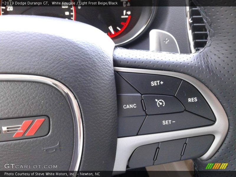 White Knuckle / Light Frost Beige/Black 2019 Dodge Durango GT