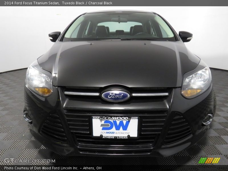 Tuxedo Black / Charcoal Black 2014 Ford Focus Titanium Sedan