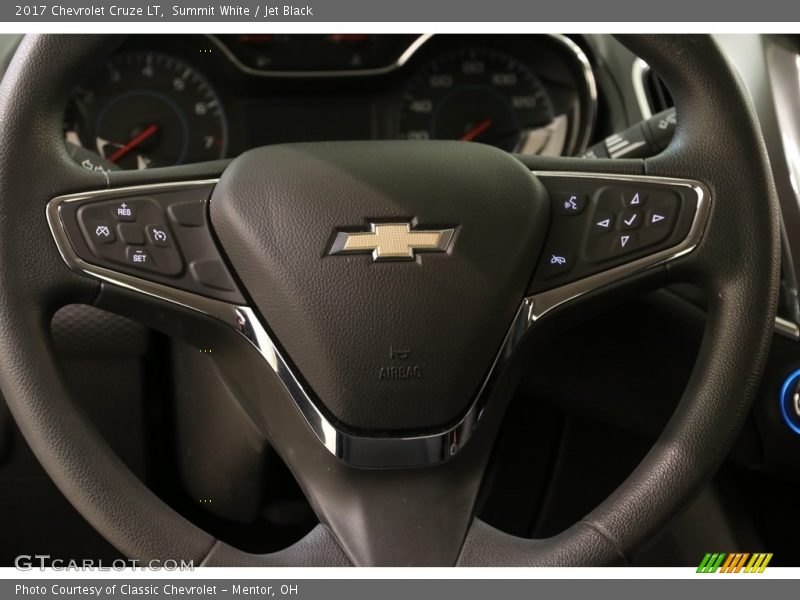 Summit White / Jet Black 2017 Chevrolet Cruze LT