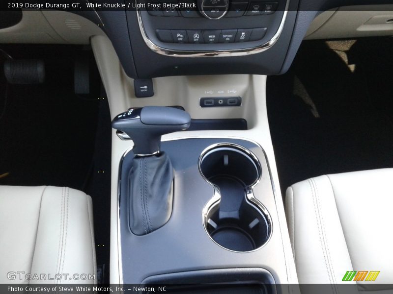 White Knuckle / Light Frost Beige/Black 2019 Dodge Durango GT