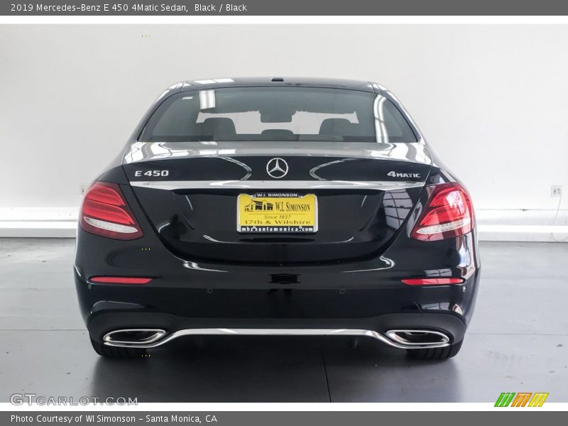 Black / Black 2019 Mercedes-Benz E 450 4Matic Sedan