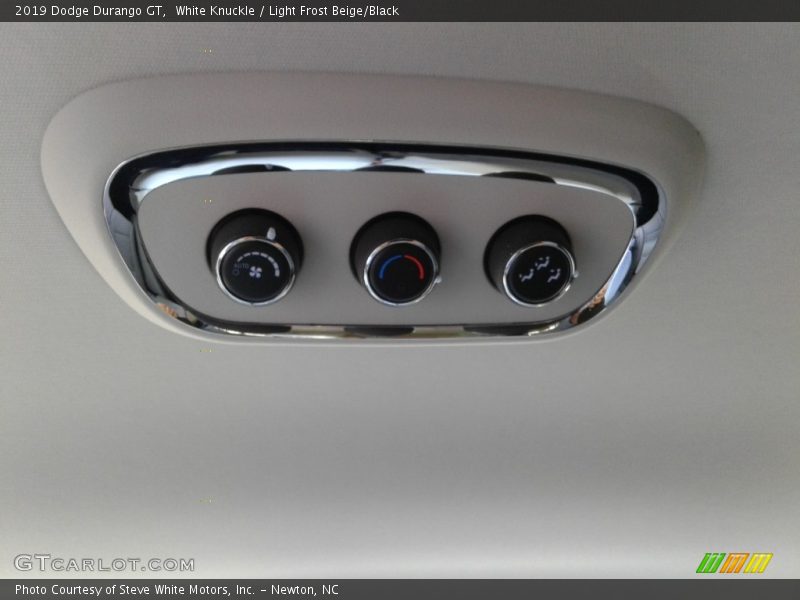 White Knuckle / Light Frost Beige/Black 2019 Dodge Durango GT