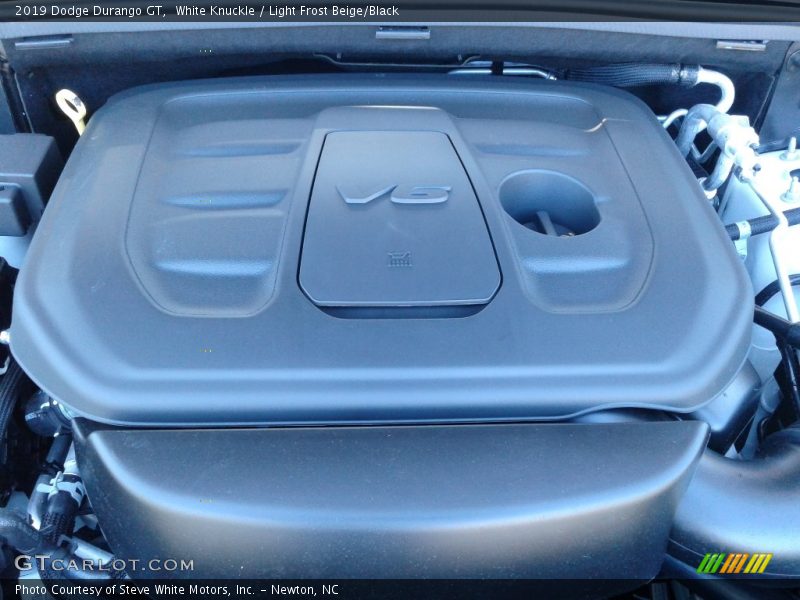 White Knuckle / Light Frost Beige/Black 2019 Dodge Durango GT