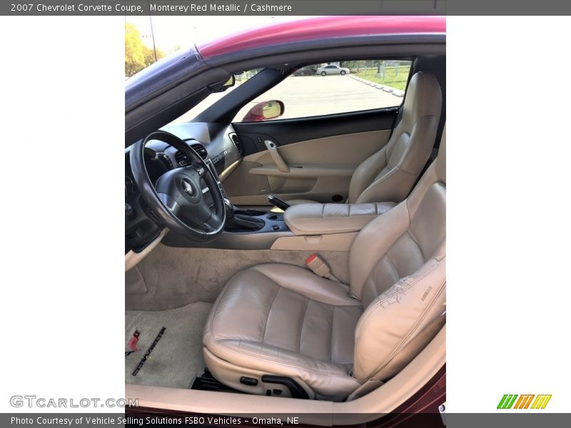 Monterey Red Metallic / Cashmere 2007 Chevrolet Corvette Coupe