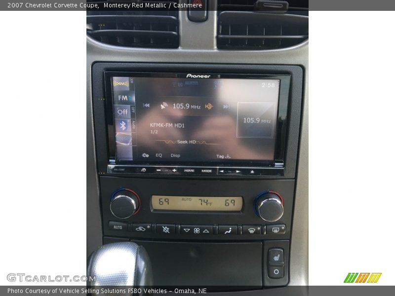 Monterey Red Metallic / Cashmere 2007 Chevrolet Corvette Coupe