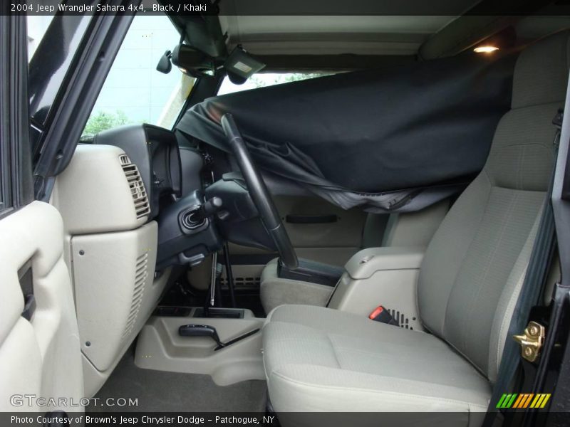 Black / Khaki 2004 Jeep Wrangler Sahara 4x4