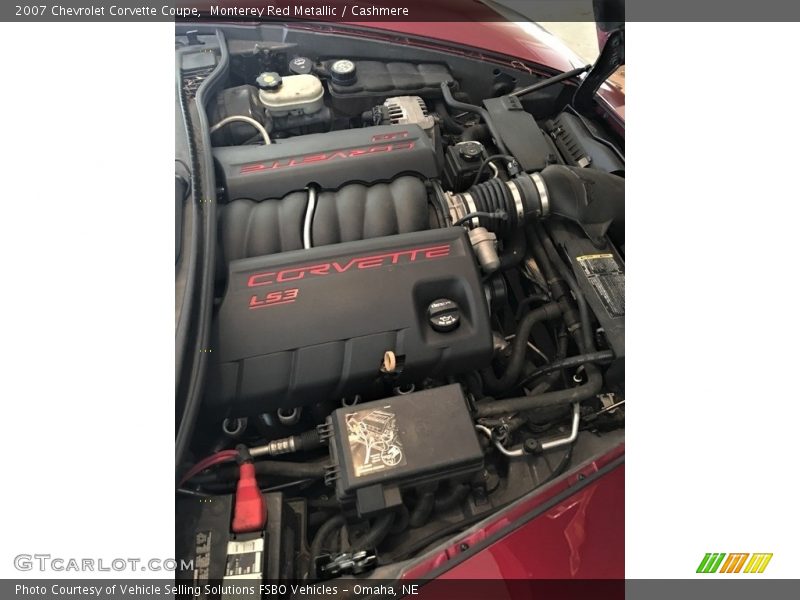 Monterey Red Metallic / Cashmere 2007 Chevrolet Corvette Coupe