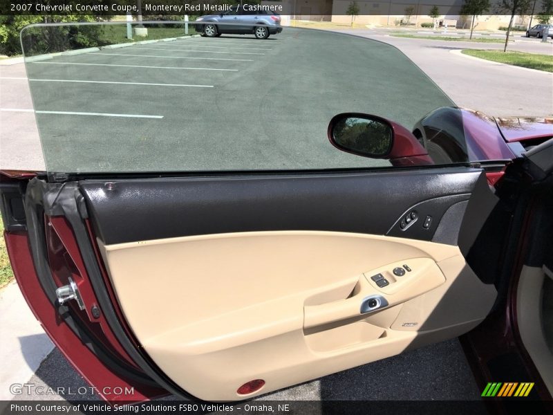 Monterey Red Metallic / Cashmere 2007 Chevrolet Corvette Coupe