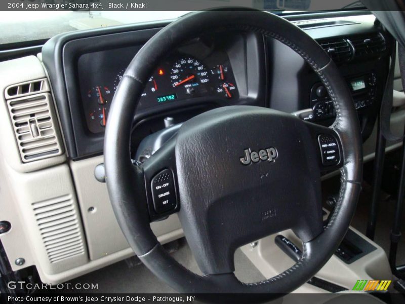 Black / Khaki 2004 Jeep Wrangler Sahara 4x4