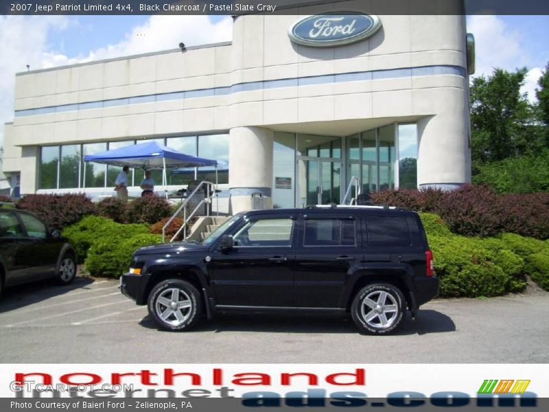 Black Clearcoat / Pastel Slate Gray 2007 Jeep Patriot Limited 4x4