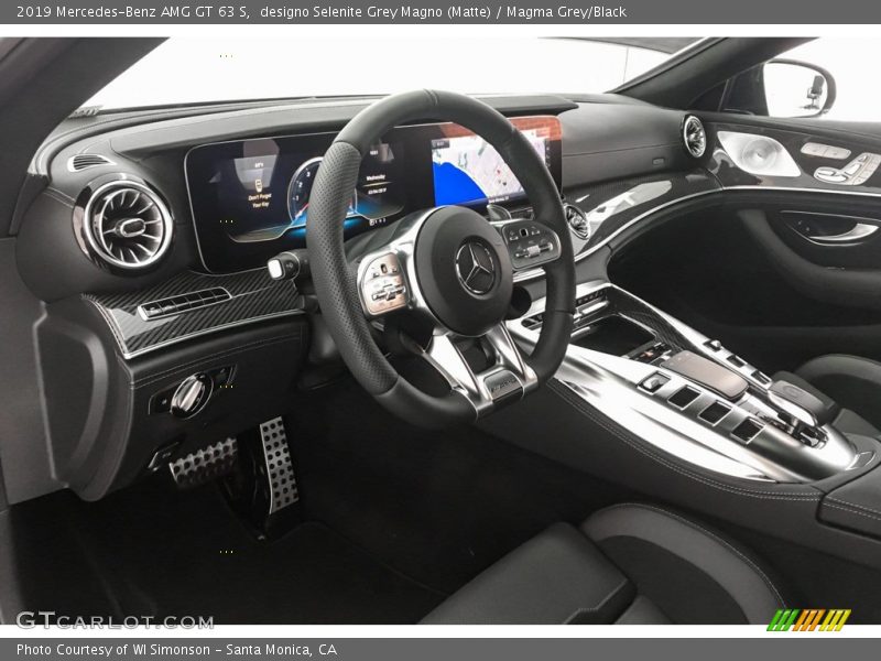 designo Selenite Grey Magno (Matte) / Magma Grey/Black 2019 Mercedes-Benz AMG GT 63 S