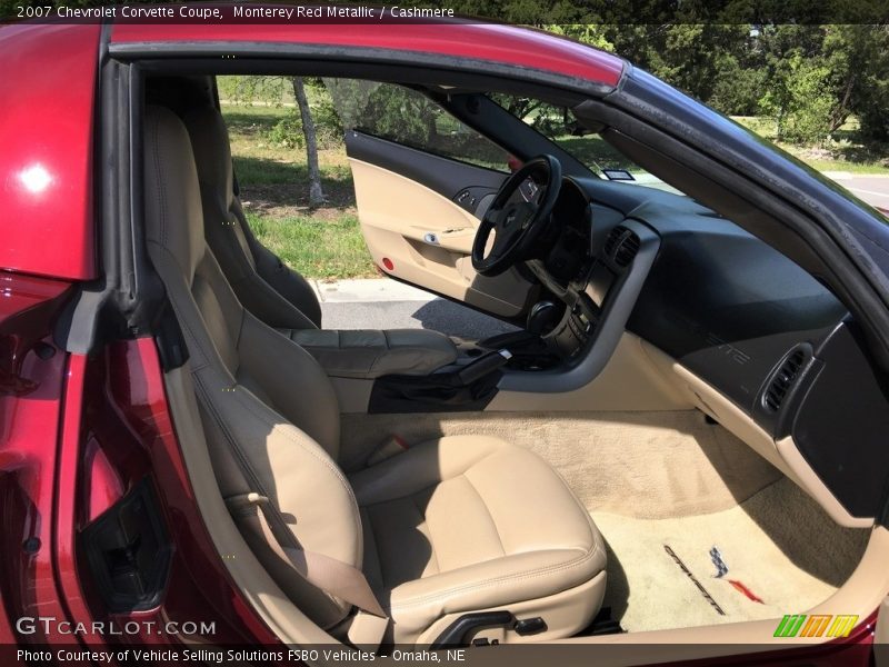 Monterey Red Metallic / Cashmere 2007 Chevrolet Corvette Coupe