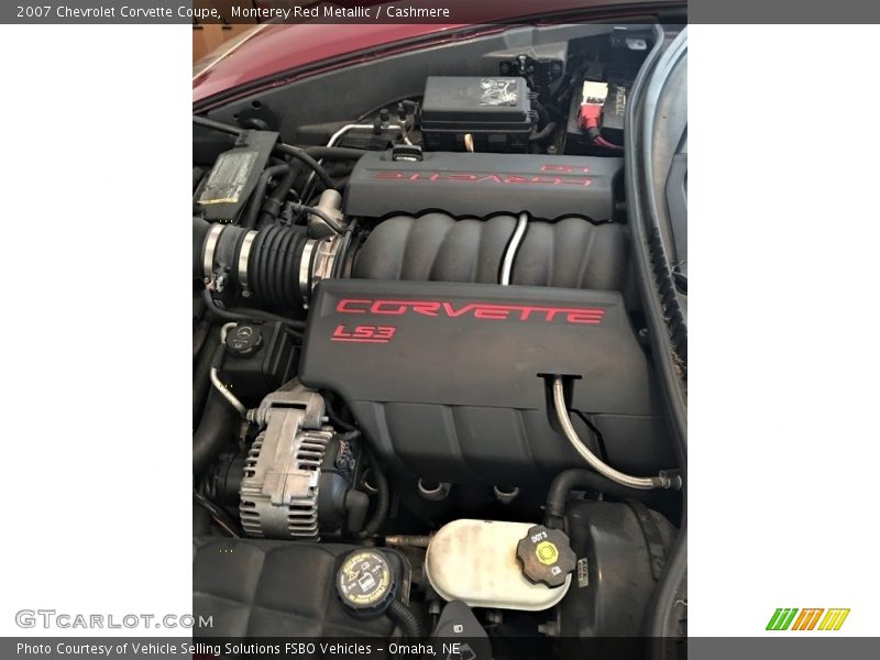 Monterey Red Metallic / Cashmere 2007 Chevrolet Corvette Coupe