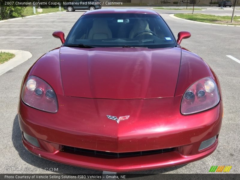 Monterey Red Metallic / Cashmere 2007 Chevrolet Corvette Coupe