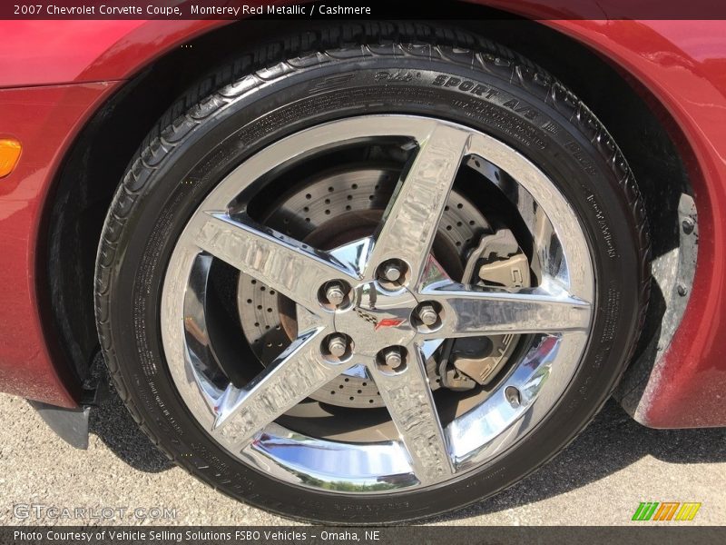Monterey Red Metallic / Cashmere 2007 Chevrolet Corvette Coupe