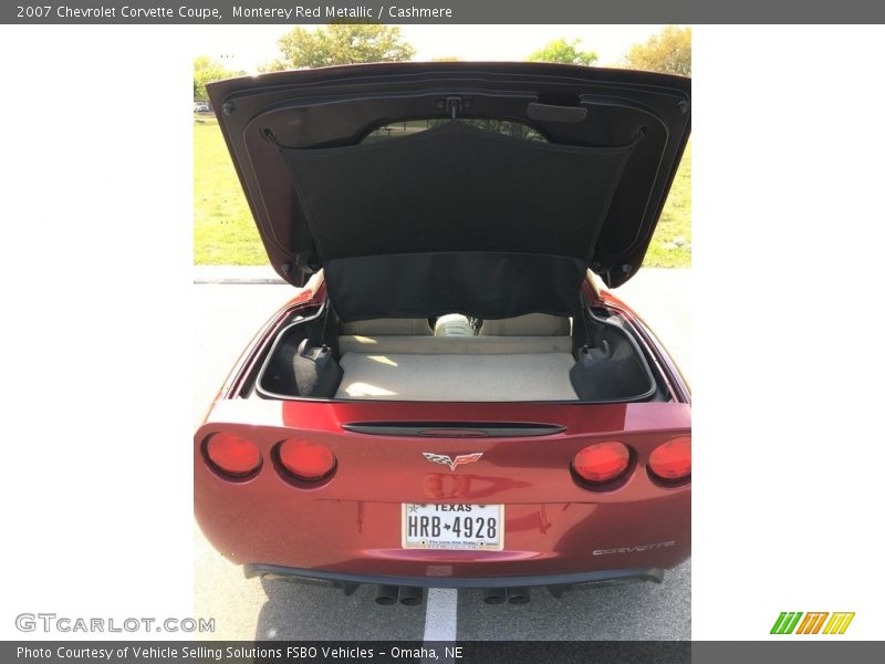 Monterey Red Metallic / Cashmere 2007 Chevrolet Corvette Coupe