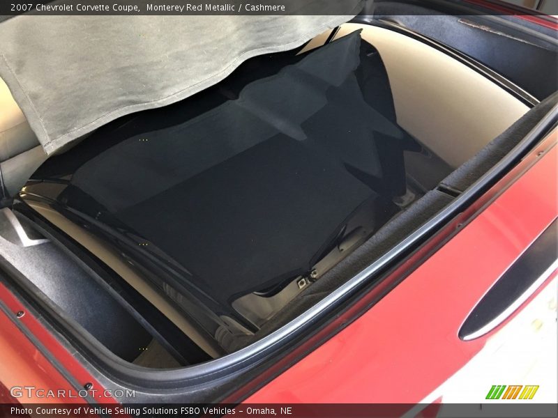 Monterey Red Metallic / Cashmere 2007 Chevrolet Corvette Coupe