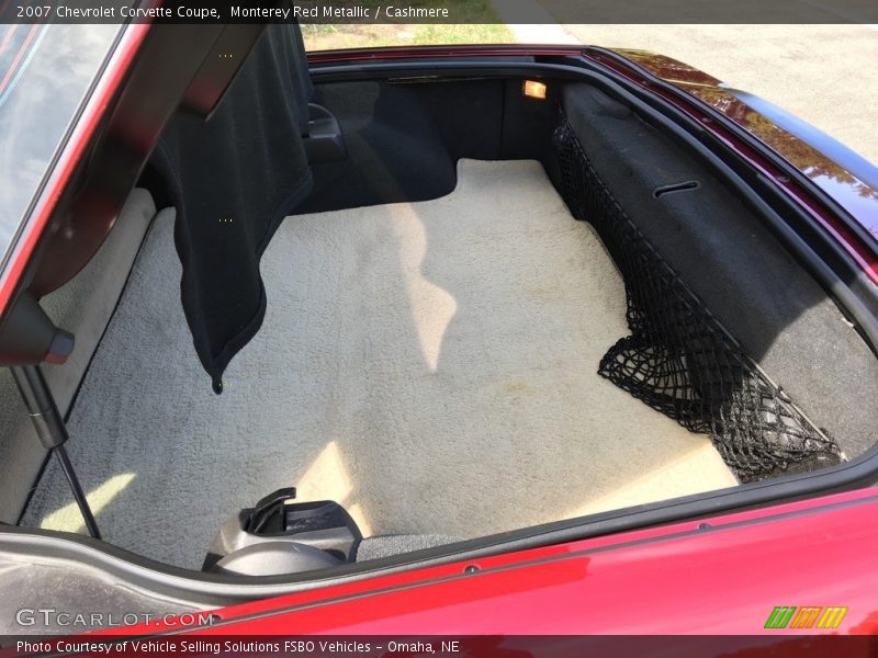Monterey Red Metallic / Cashmere 2007 Chevrolet Corvette Coupe