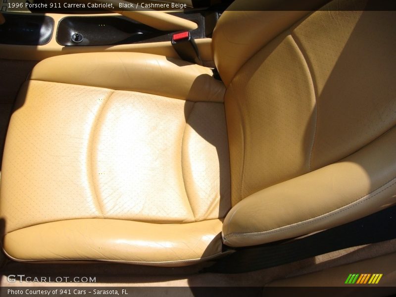 Black / Cashmere Beige 1996 Porsche 911 Carrera Cabriolet