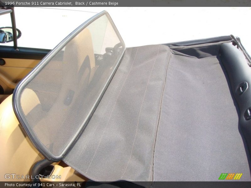 Black / Cashmere Beige 1996 Porsche 911 Carrera Cabriolet