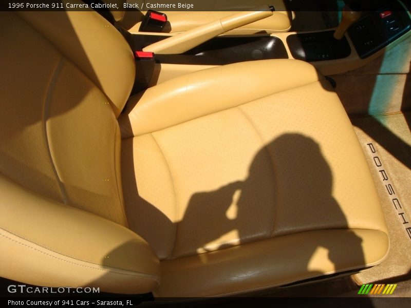 Black / Cashmere Beige 1996 Porsche 911 Carrera Cabriolet