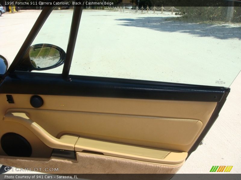 Black / Cashmere Beige 1996 Porsche 911 Carrera Cabriolet