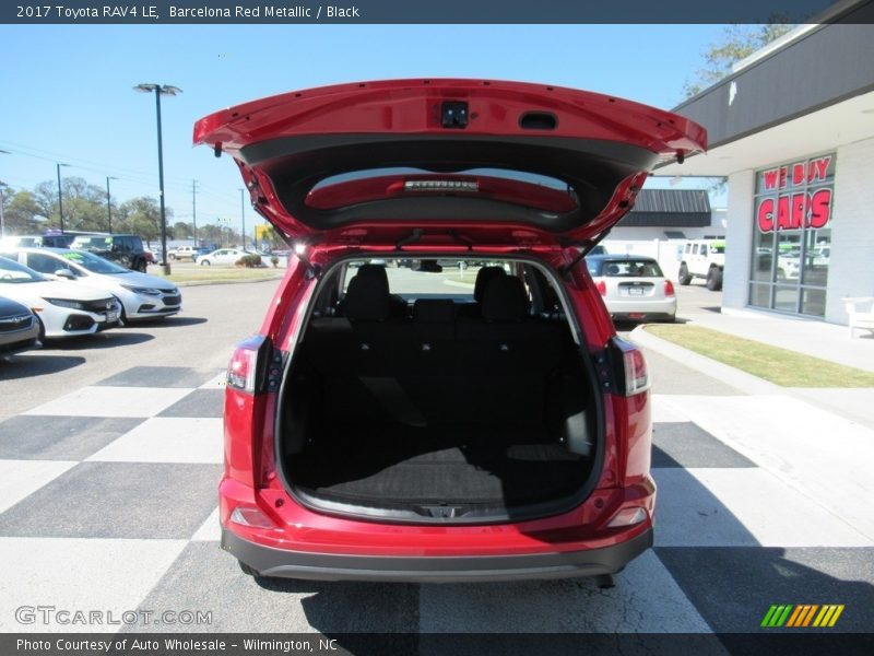 Barcelona Red Metallic / Black 2017 Toyota RAV4 LE