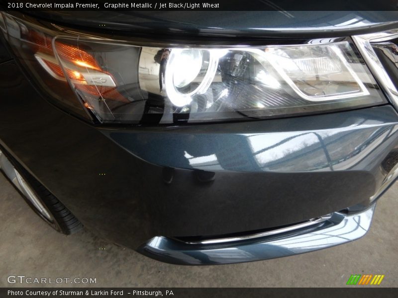 Graphite Metallic / Jet Black/Light Wheat 2018 Chevrolet Impala Premier