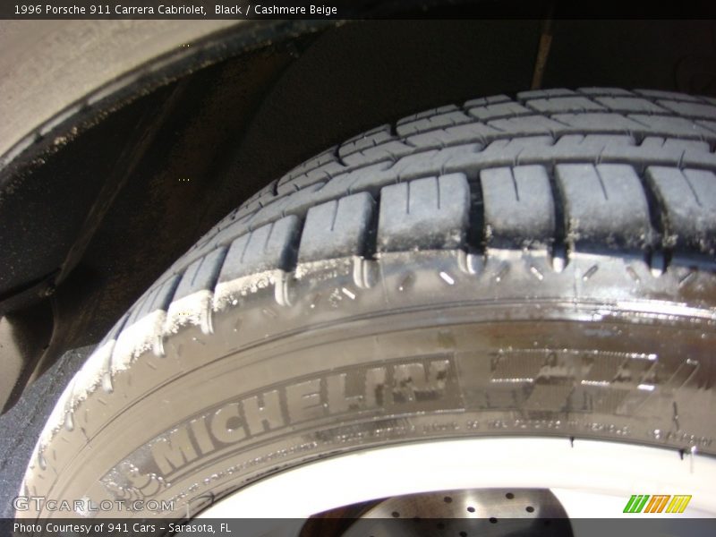 Black / Cashmere Beige 1996 Porsche 911 Carrera Cabriolet