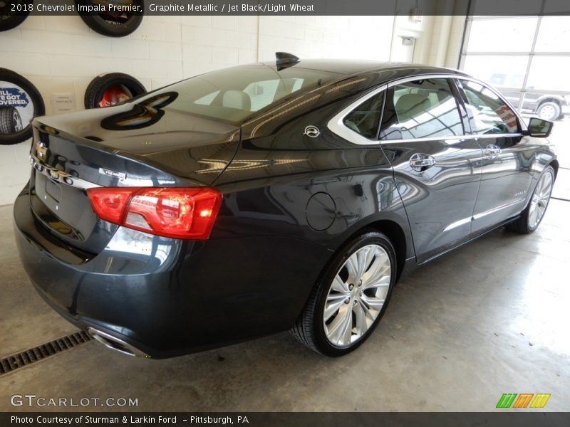 Graphite Metallic / Jet Black/Light Wheat 2018 Chevrolet Impala Premier