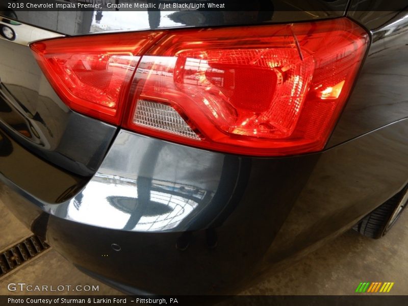 Graphite Metallic / Jet Black/Light Wheat 2018 Chevrolet Impala Premier