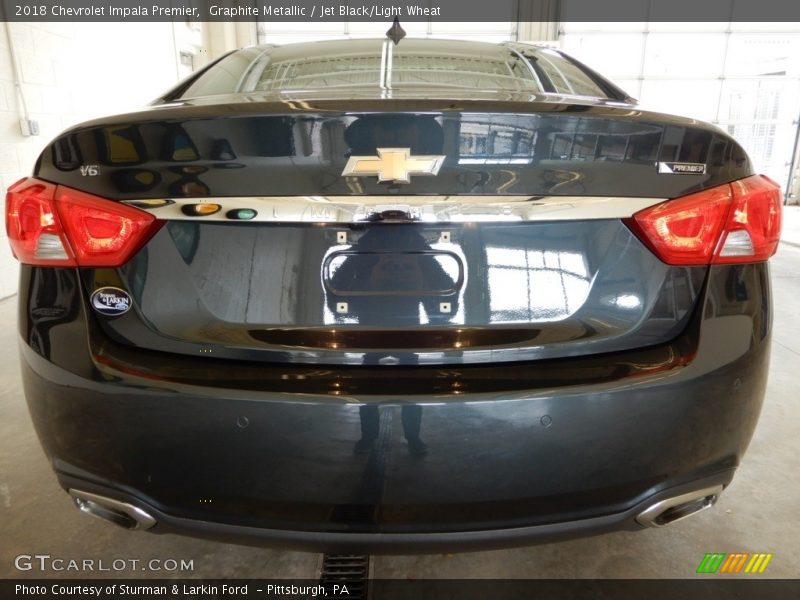 Graphite Metallic / Jet Black/Light Wheat 2018 Chevrolet Impala Premier