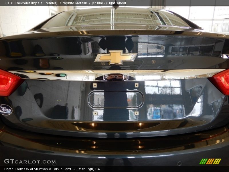 Graphite Metallic / Jet Black/Light Wheat 2018 Chevrolet Impala Premier