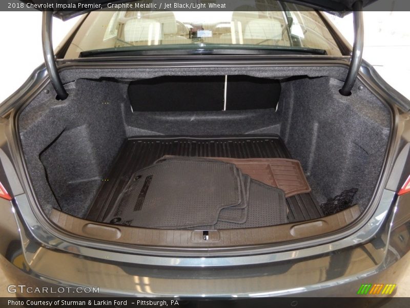 Graphite Metallic / Jet Black/Light Wheat 2018 Chevrolet Impala Premier