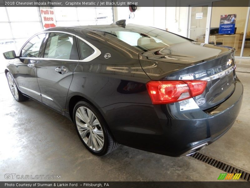 Graphite Metallic / Jet Black/Light Wheat 2018 Chevrolet Impala Premier
