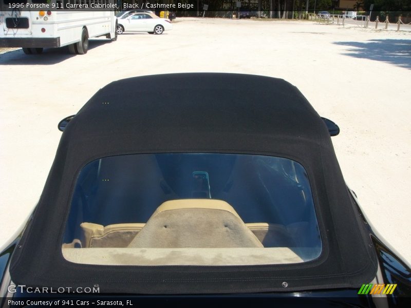 Black / Cashmere Beige 1996 Porsche 911 Carrera Cabriolet