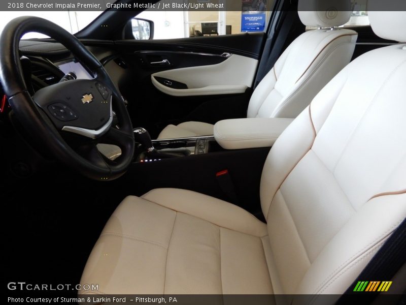 Graphite Metallic / Jet Black/Light Wheat 2018 Chevrolet Impala Premier