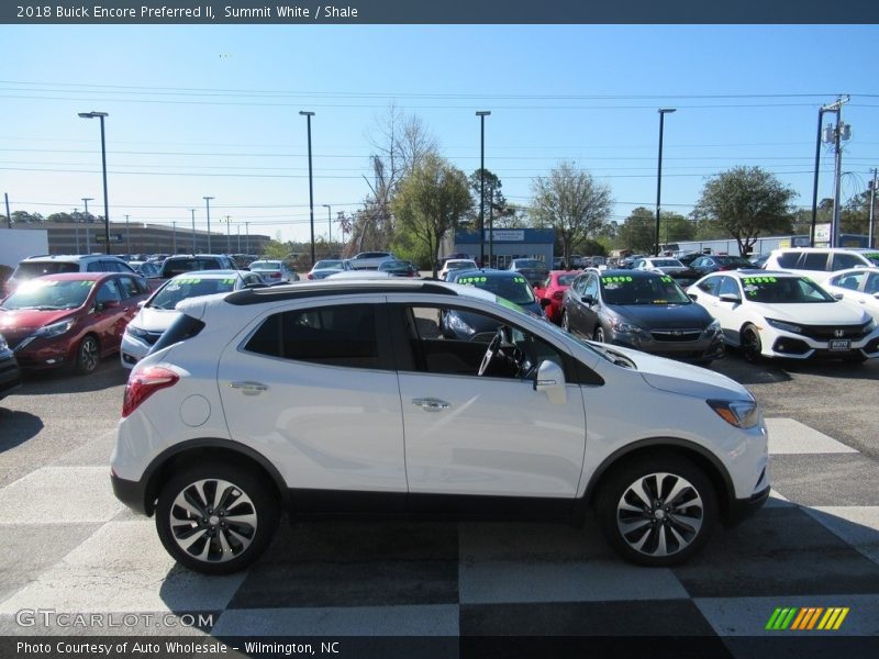 Summit White / Shale 2018 Buick Encore Preferred II