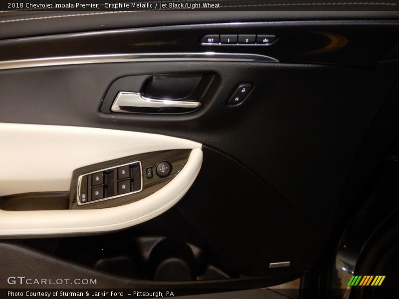 Graphite Metallic / Jet Black/Light Wheat 2018 Chevrolet Impala Premier