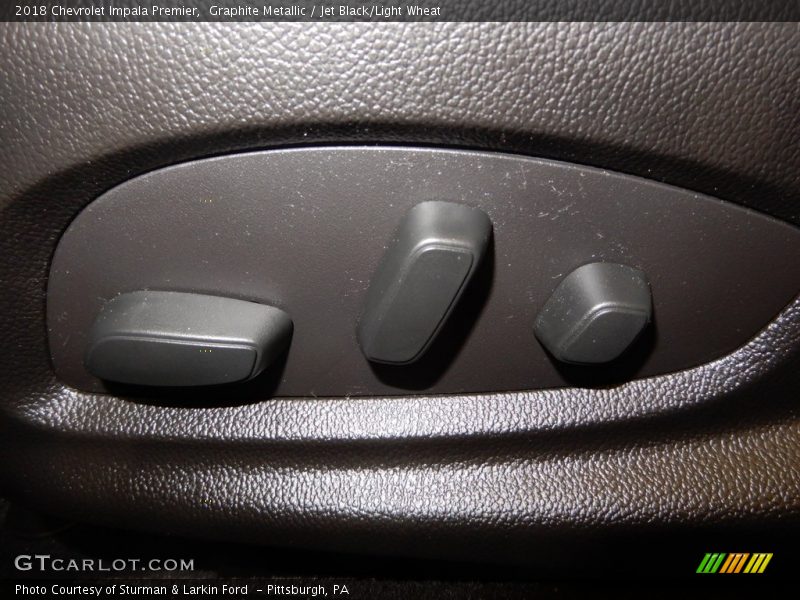 Graphite Metallic / Jet Black/Light Wheat 2018 Chevrolet Impala Premier