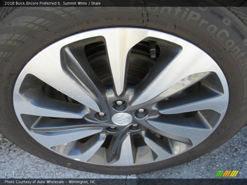 Summit White / Shale 2018 Buick Encore Preferred II