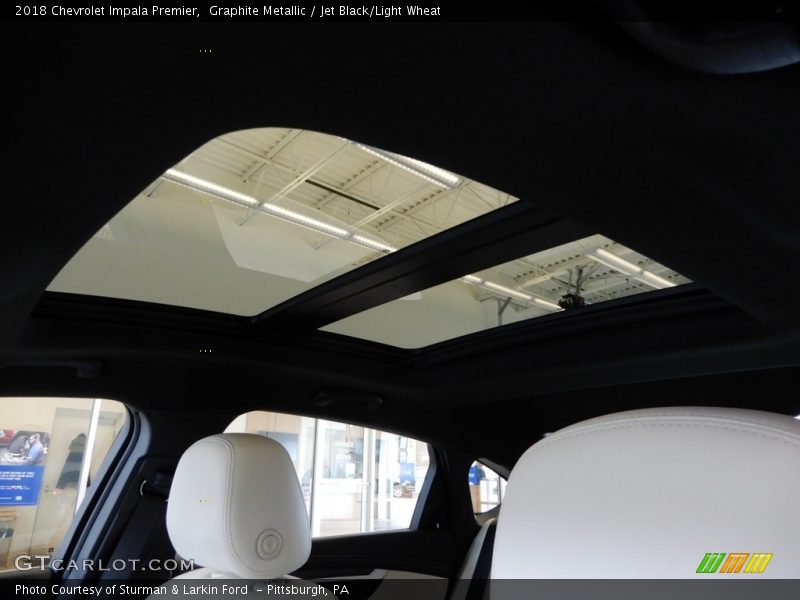 Graphite Metallic / Jet Black/Light Wheat 2018 Chevrolet Impala Premier