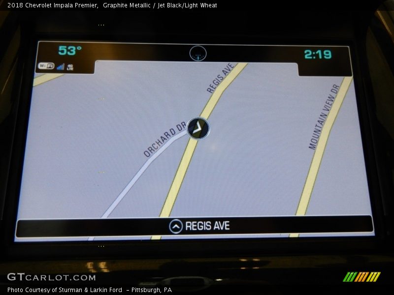 Graphite Metallic / Jet Black/Light Wheat 2018 Chevrolet Impala Premier