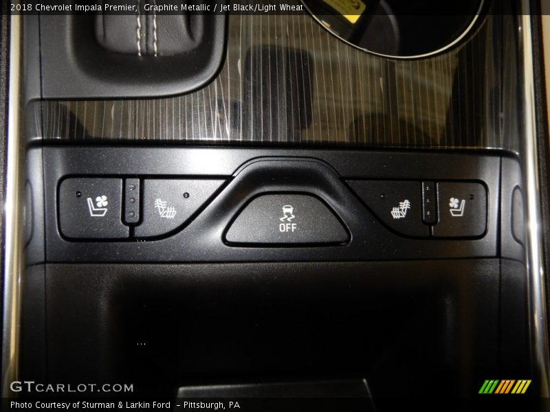 Graphite Metallic / Jet Black/Light Wheat 2018 Chevrolet Impala Premier